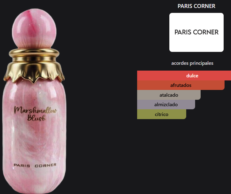 Paris Corner Marshmallow Blush | 100 Ml EDP