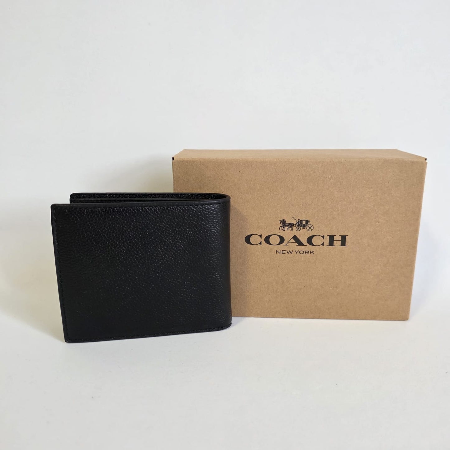 Cartera Coach de piel negra