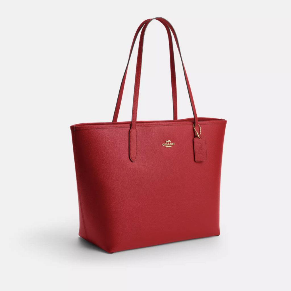 Bolsa Coach City Tote Bag – Red