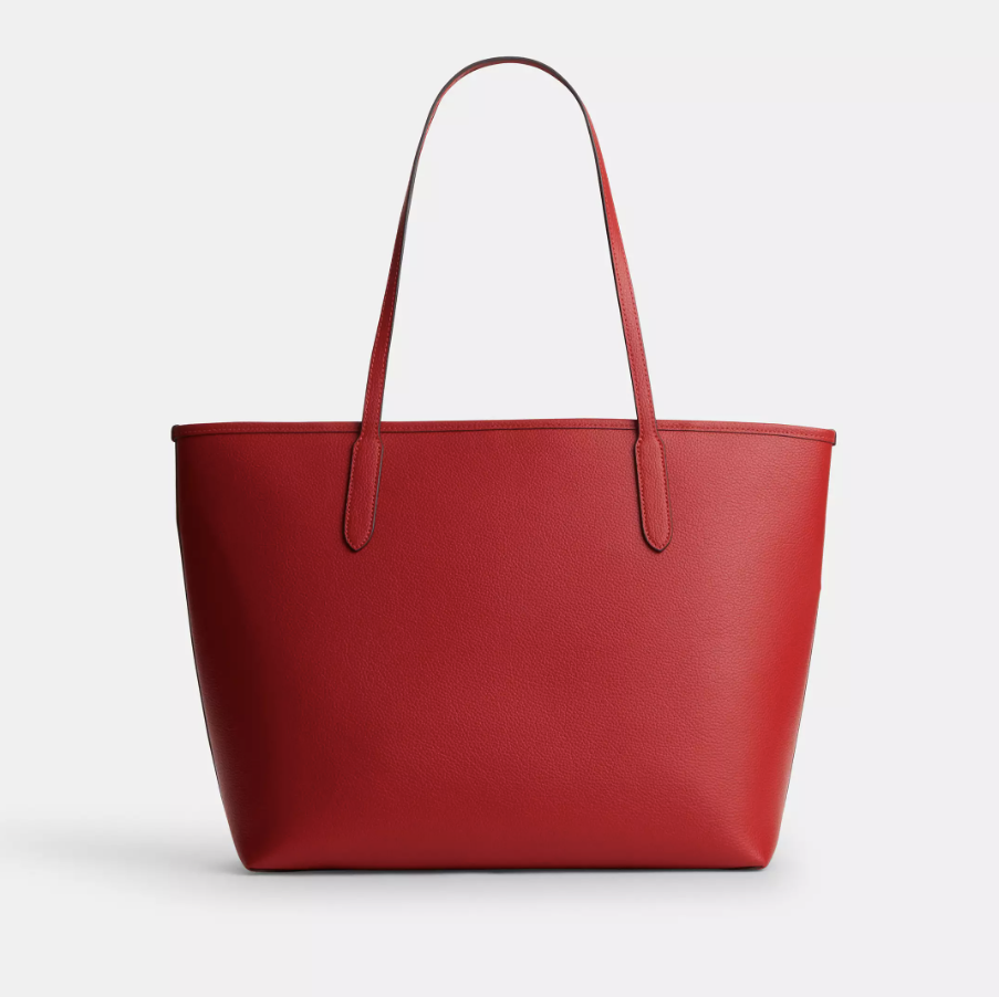 Bolsa Coach City Tote Bag – Red