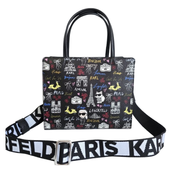 🖤 Bolso Tote Karl Lagerfeld Paris Print Edition