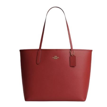 Bolsa Coach City Tote Bag – Red