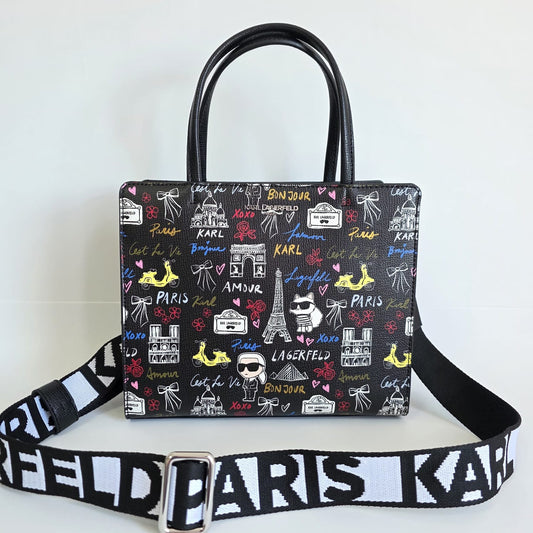 🖤 Bolso Tote Karl Lagerfeld Paris Print Edition