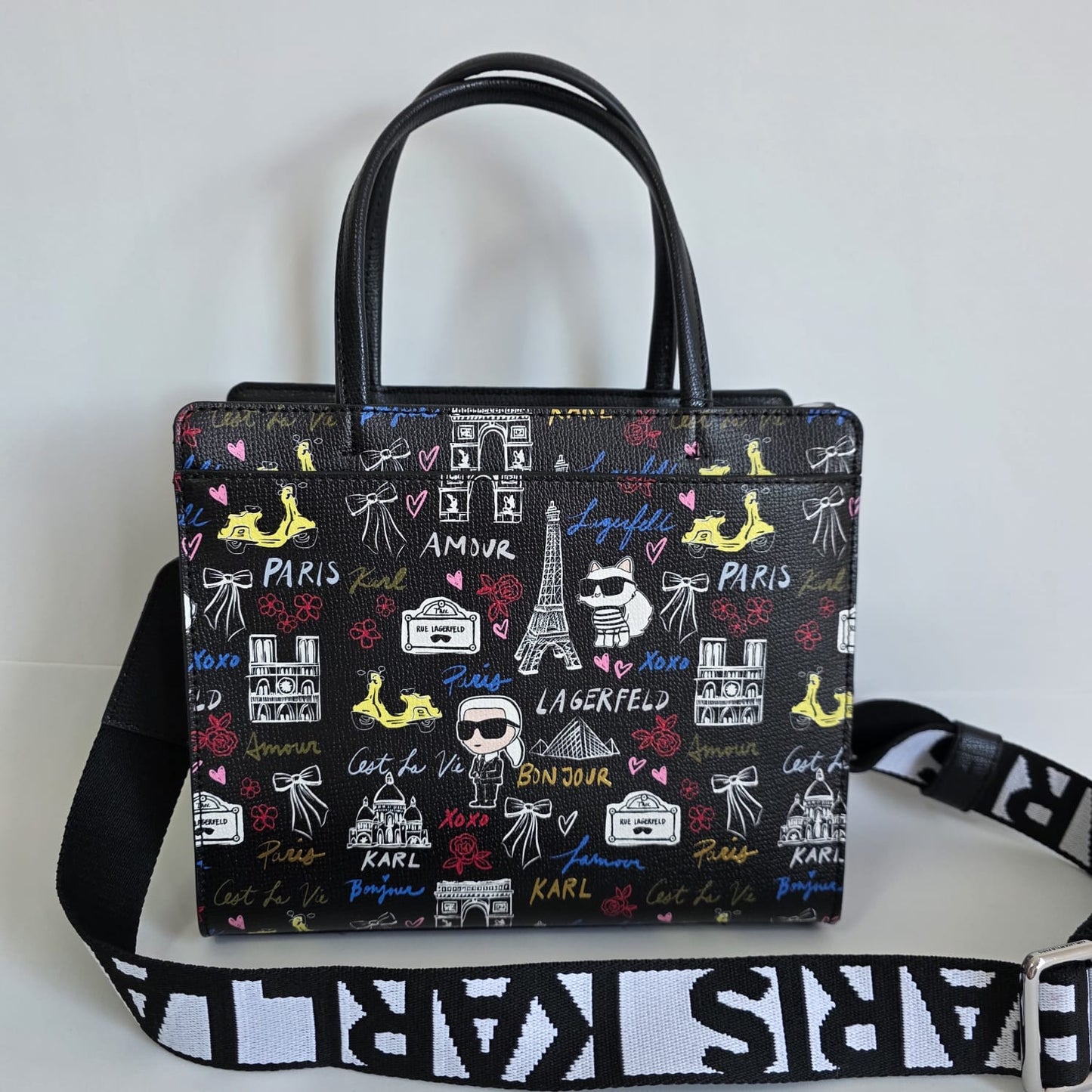 🖤 Bolso Tote Karl Lagerfeld Paris Print Edition