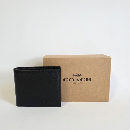 Cartera Coach de piel negra