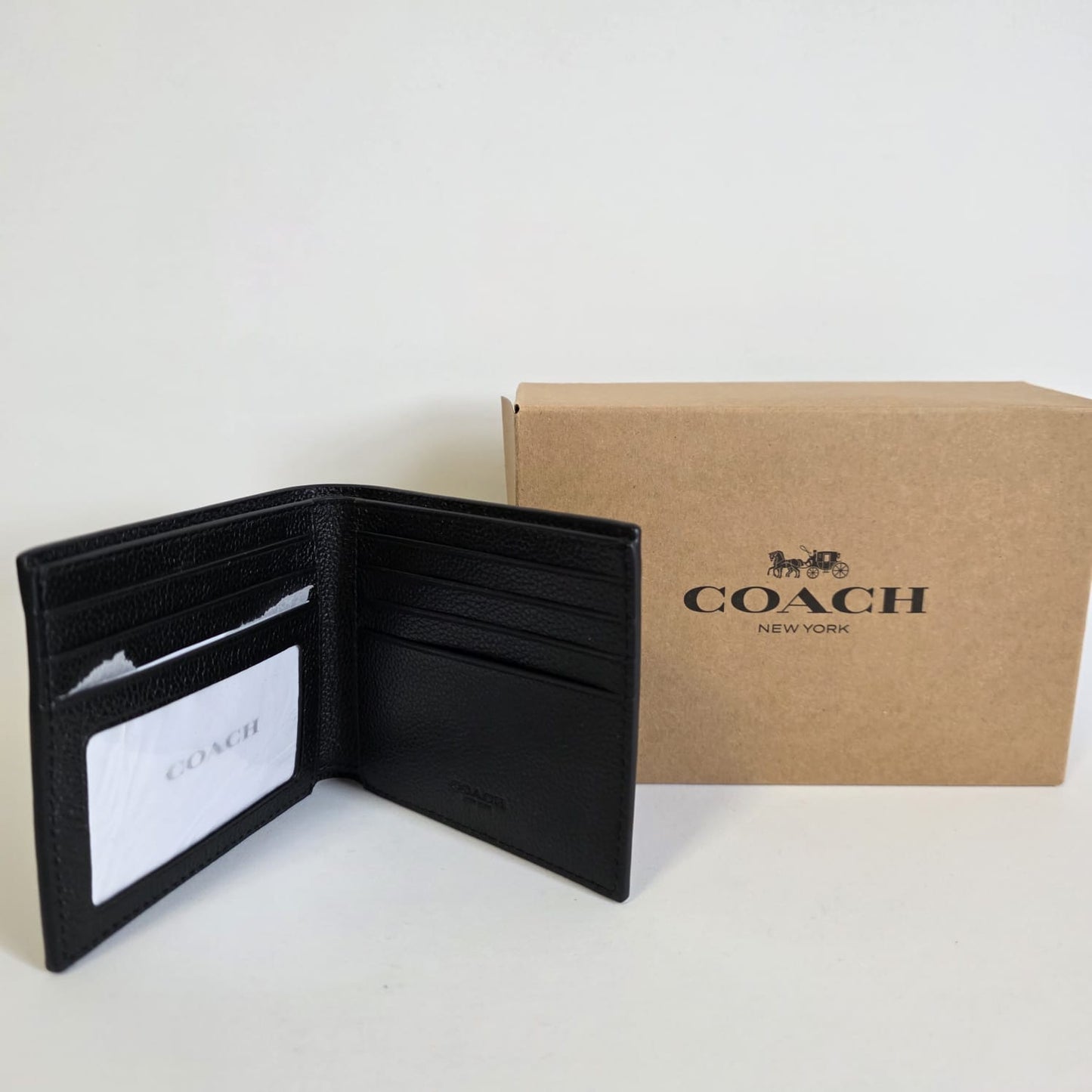 Cartera Coach de piel negra