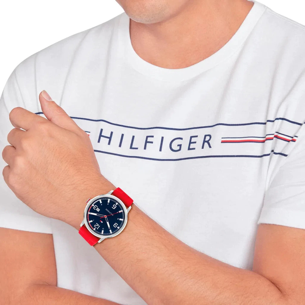 Reloj Tommy Hilfiger - Silicón Rojo